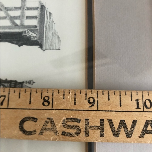 Vtg UK Brian Lewis Pencil Art Framed - Picture 12 of 13